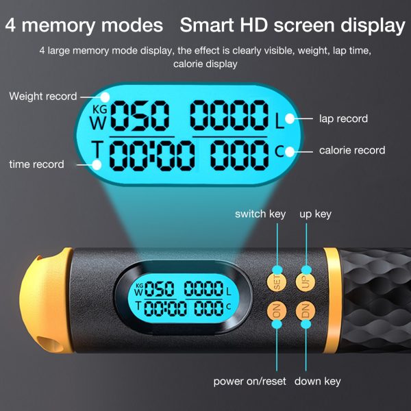 Digital counting wireless skipping rope 6