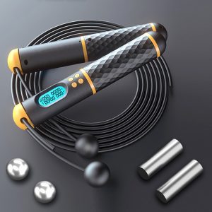 Digital counting wireless skipping rope