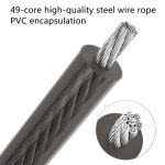 High speed wire skipping rope