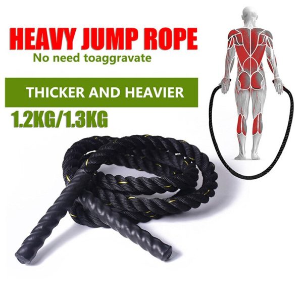 Adult fitness training rope Weighted skipping rope 3