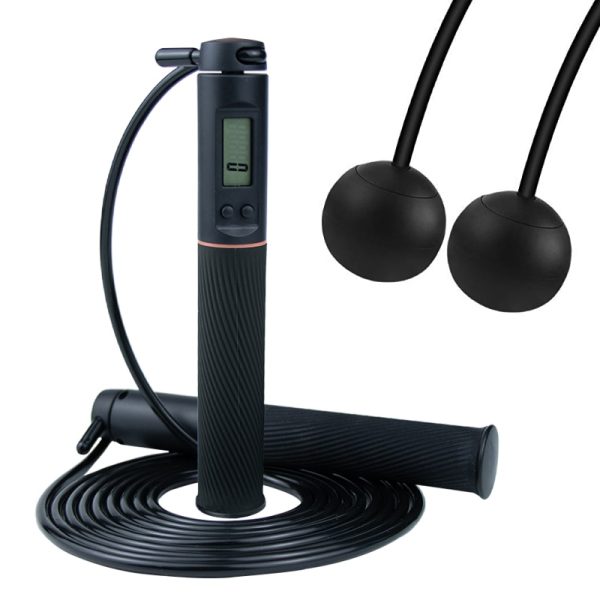 Adjustable skipping rope with digital counter 1