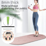 Skip rope mat suitable for yoga exercise non-slip