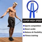 High Speed Jump Rope 9.8 ft Adjustable Workout Skipping Rope