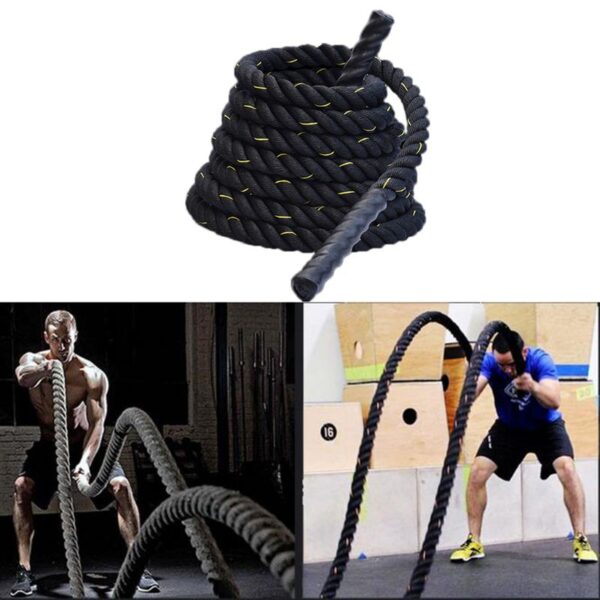 Heavy Jump Rope Skipping Rope Workout Battle Ropes for Men 1