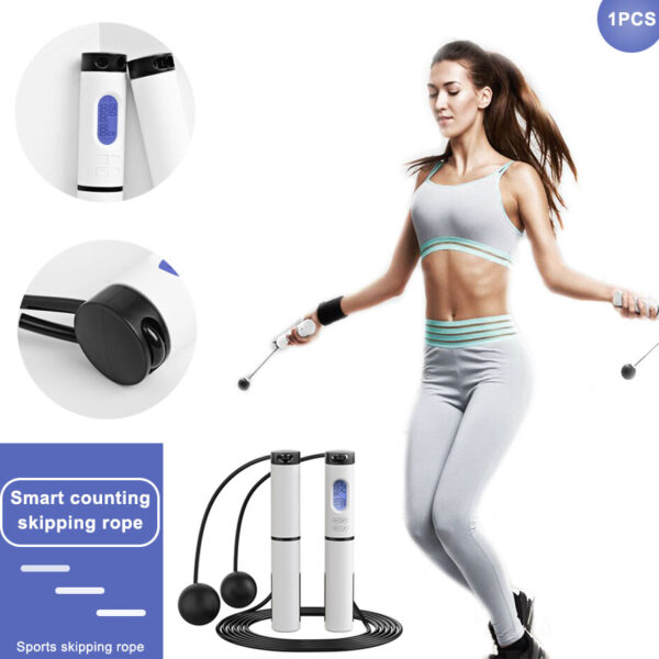 Cordless Jump Rope with Counter sports skipping rope 1